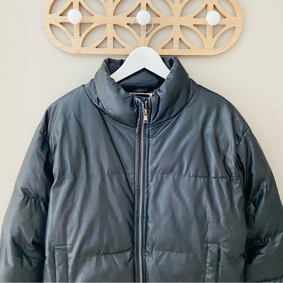 Altar'd State Zip Up Puff Jacket Black Sz Medium - Picture 2 of 10